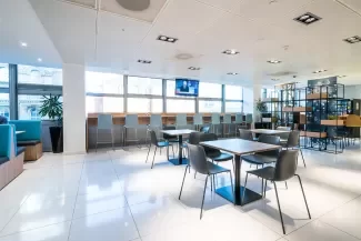 Cafe and high bar